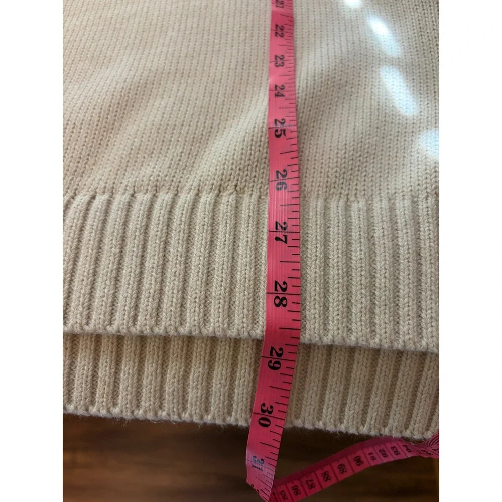New IZOD XXL Quarter Zip Fair Isle Sweater Cream Blue Red Holiday Cotton Blend
